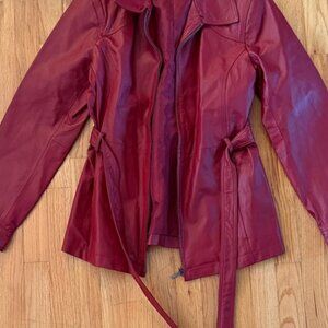 Cherry red vintage jacket